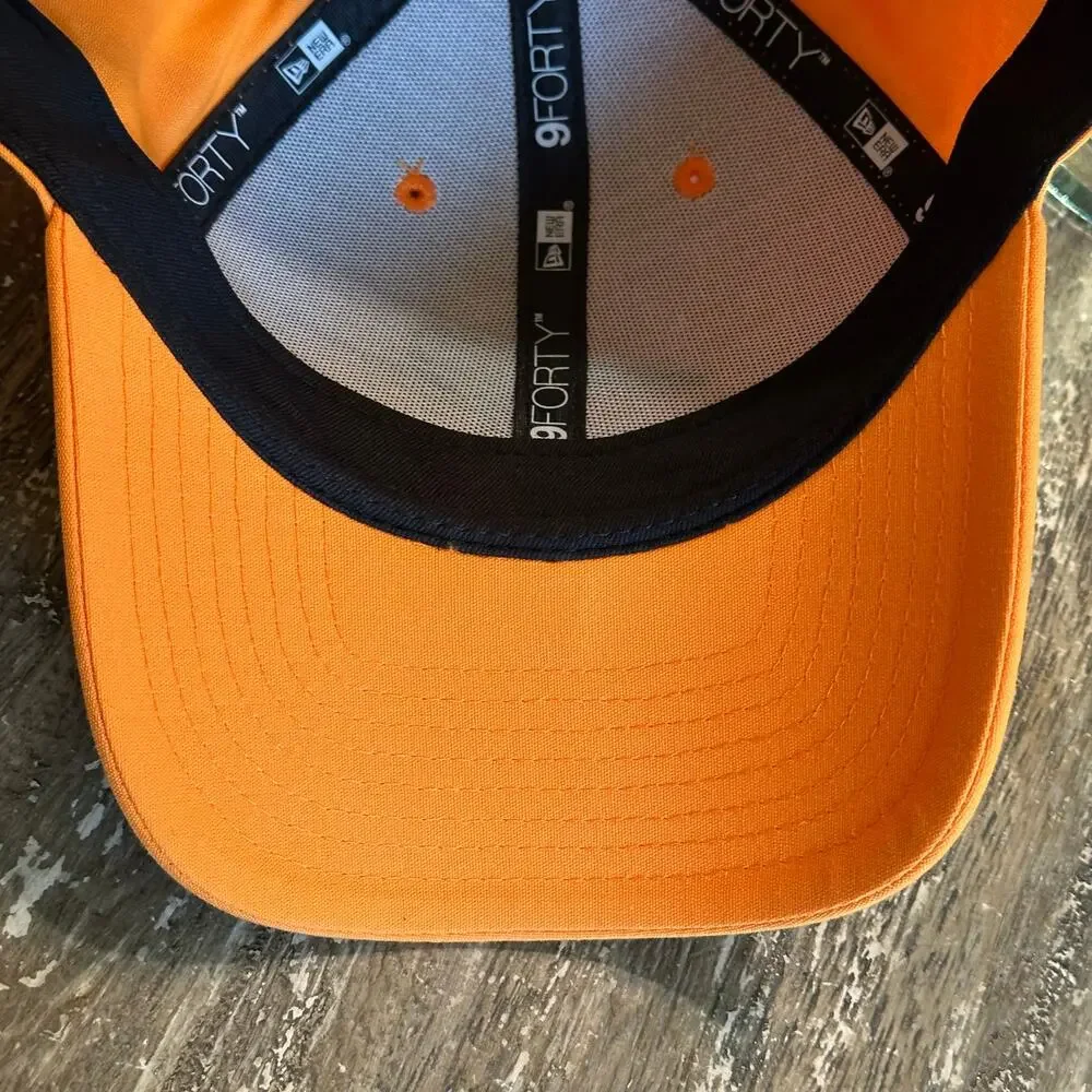 NWT New Era 9FORTY McLaren Formula 1 Team Adjustable Strapback Hat Cap Orange